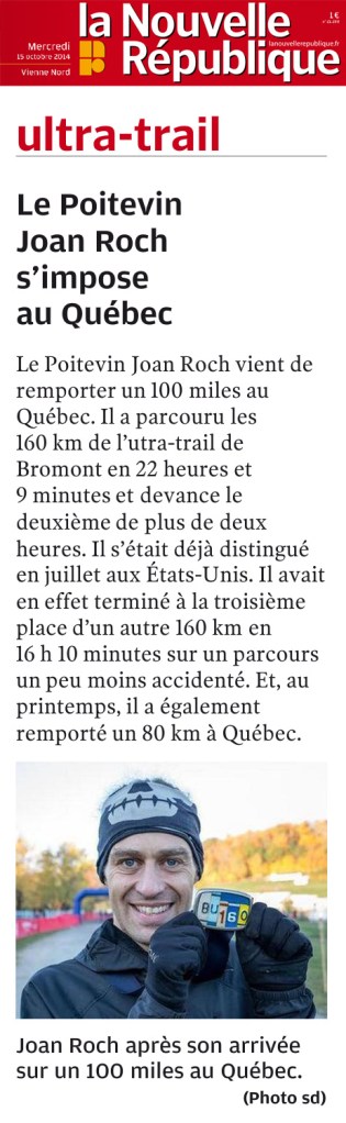 J.-J. Boissonneau, La Nouvelle République, 15 octobre 2014