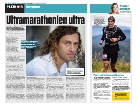 Véronique Champagne, Le Journal de Montréal, Chronique Oxygène, 16 octobre 2014, pp. 88-89