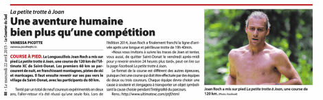 Vanessa Picotte, Le Courrier du Sud, 22 avril 2015, p. 88